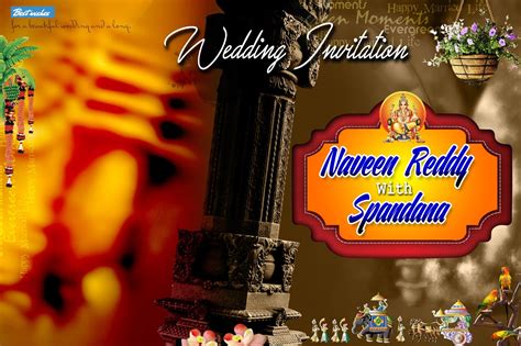 Indian Wedding Flex Banner Psd Vector Template Free Download Naveengfx