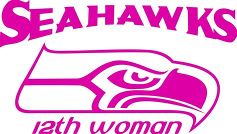 Seahawk 12th Woman Vinyl Decal