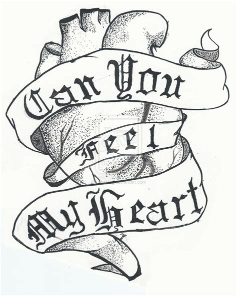 An Old School Tattoo Design With The Words Cant Wait For All My Heart