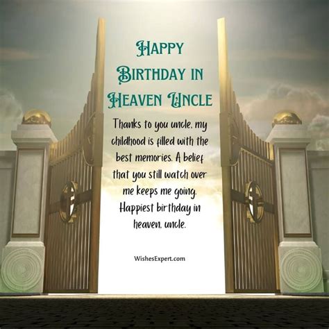 25 Heartfelt Birthday Wishes For Uncle In Heaven