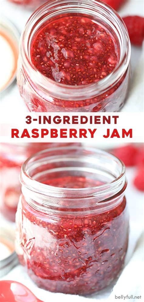 This Homemade Raspberry Jam Recipe Is Quick And Easy Only Needing 3