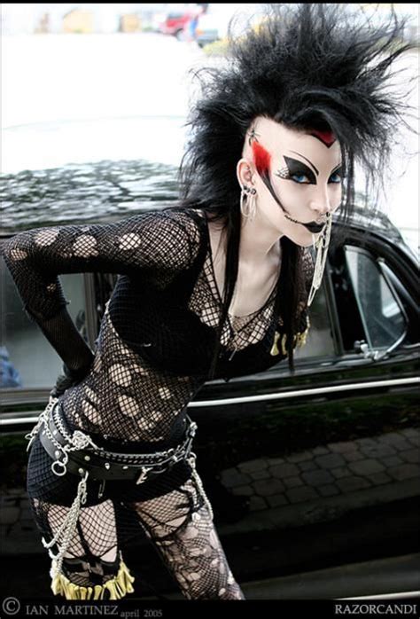 Razorcandi Deathrock Fashion Goth Model Punk Girl
