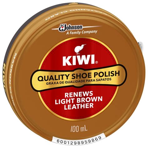 Kiwi Shoe Polish Light Brown 100ml Shop Today Get It Tomorrow