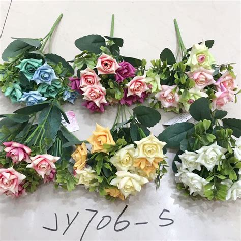 fabric rose wholesale artificial flower china artificial flower and rose artificial flower price