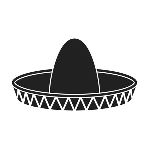 Sombrero Hats Clipart Silhouette Clipground