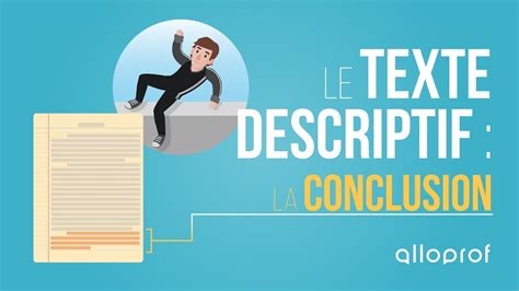 Alloprof Le Texte Descriptif Conclusion Français En 2020 Texte