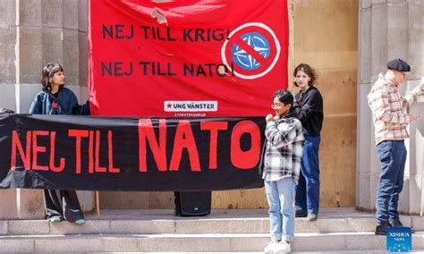 People Protest Against Swedens Decision To Apply To Join Nato In Stockholm Global Times