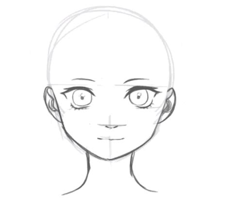 Draw Cute Head Shape Anime How To Draw Anime Girl Face Slow Narrated