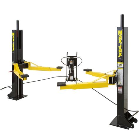 Before you first use your hoist, double check that all parts are tight, properly lubricated, and operating correctly. Dannmar MaxJax 2-Post Portable Lift-DMJ-6 - The Home Depot