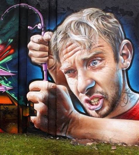 street art par smug one impressionnants portraits hyper réalistes maxitendance