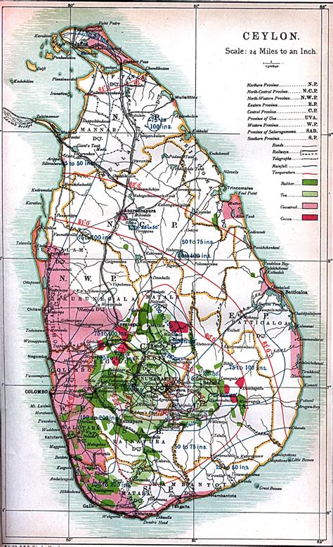 Maps Of Sri Lanka Detailed Map Of Sri Lanka In English Tourist Map