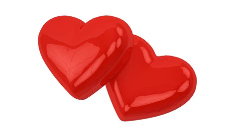 2 Hearts Love Two Hearts Png Two Love Hearts Png Transparent Png