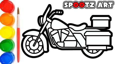 Sosok motor sport misterius kepergok di daerah cikarang wah apa via prasetyo676.com. Cara Menggambar dan Mewarnai Sepeda Motor | Mewarnai ...