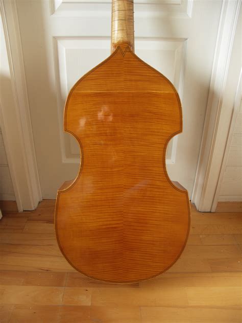 Basse De Viole 7 Cordes Daprès R Chéron 1700 7 Strings Bass Viola
