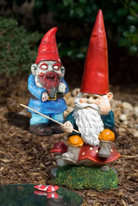 Thumbs Up Zombie Garden Gnome Noveltystreet