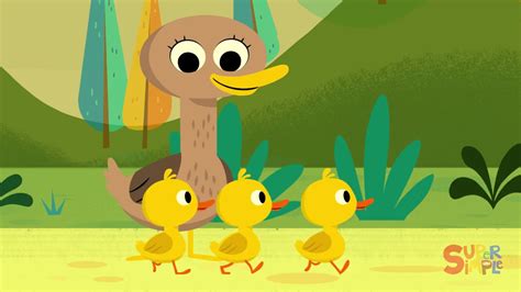 Five Little Ducks Kids Songs Super Simple Songs Youtube