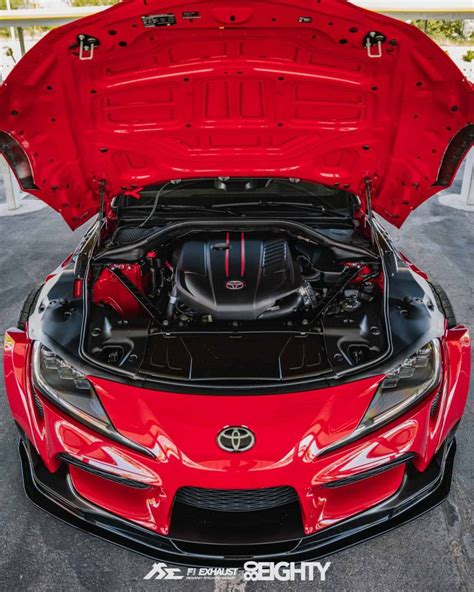 Toyota Supra Gr Gets Pandem Aero Widebody Kit And Fi Exhaust Maxtuncars