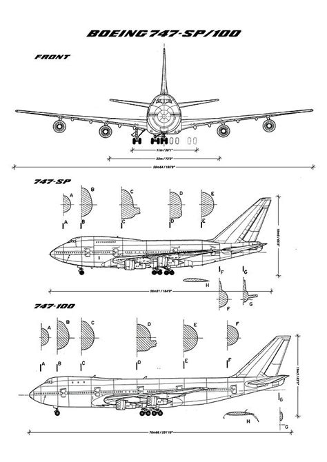 Boeing 747 Blueprint