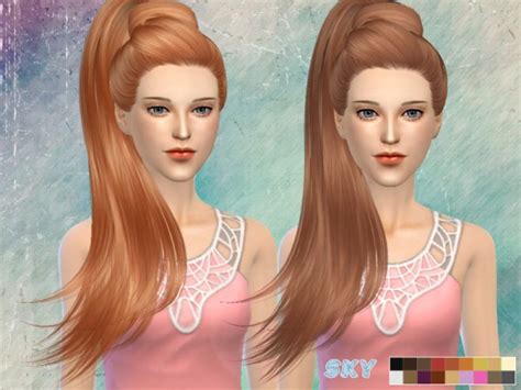 The Sims Resource Hairstyle 268 Jem By Skysims Sims 4 Hairs