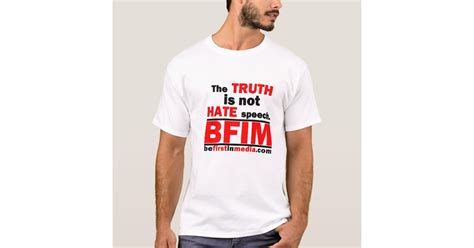 Truth Is Not Hate Speech T Shirt Zazzle