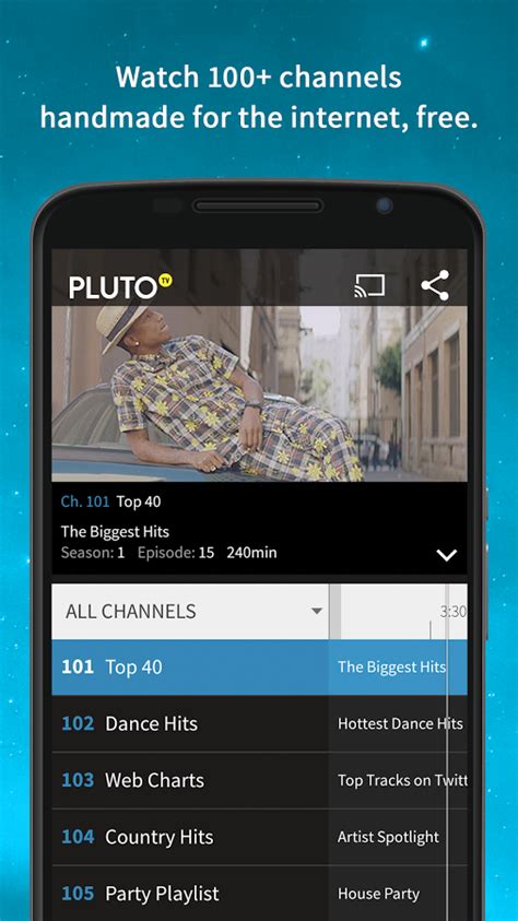 Download the latest version of pluto tv for android. Over +100 Channels for Chromecast