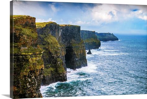 Cliffs Of Moher Landscape Ireland Uk Wall Art Canvas Prints Framed