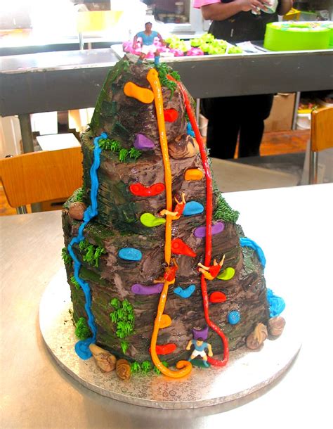 This article is about the food. Rock Climbing Mountain themed Wicked Chocolate cake - a ...