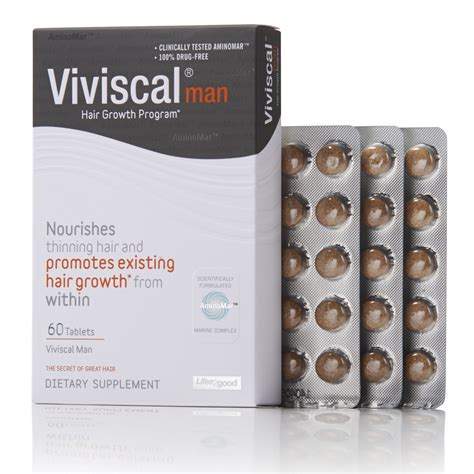 Viviscal Man Maximum Strength Hair Nourishment System 60 Tabletsfor