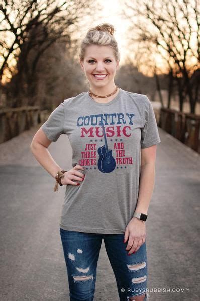 Country Music Southern T Shirt Rubys Rubbish® T Shirts For Women