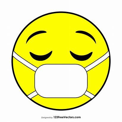 Medical Emoji Mask Face Vector Icons Clipart