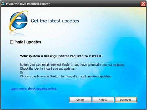 How To Update Internet Explorer Manually Catgera