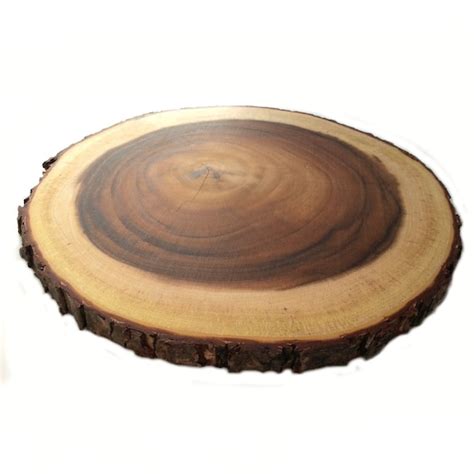 Rustic Round Wooden Wedding Cake Board 30 34cm Approx