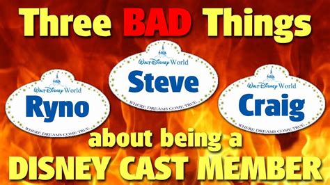 Three Bad Things About Being A Disney Cast Member Dis Unplugged