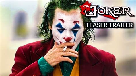 Joker is a 2019 american crime film based on the dc comics character of the same name, distributed by warner bros. The Joker(2019) - TEASER TRAILER - Joaquin Phoenix Film ...