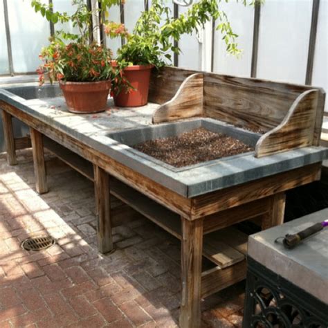 Dishfunctional Designs Salvaged Wood And Pallet Potting Benches