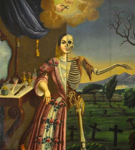 Tomás Mondragón Alegoría De La Muerte 1856 Arte Novohispano Arte
