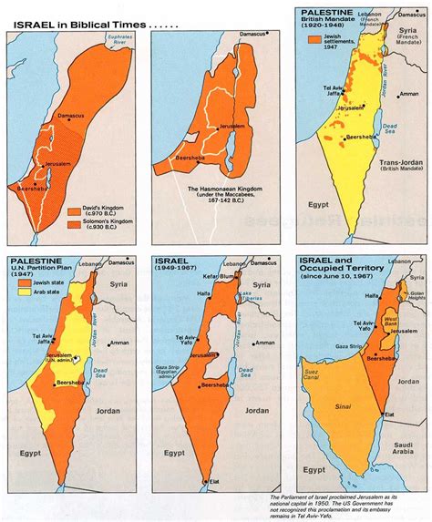 Israel Map History