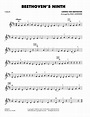 Download Beethoven's Ninth - Violin Sheet Music By Ludwig Van Beethoven ...