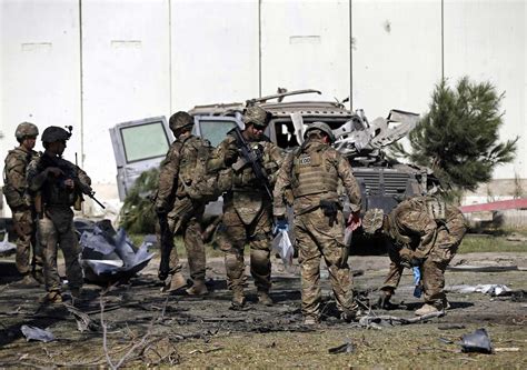 Blast At Us Base In Kabul Kills 3 Coalition Soldiers The New York Times