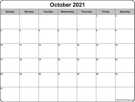 Are you looking for a free printable calendar 2021? October 2021 calendar | free printable monthly calendars