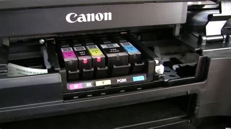 How To Change The Ink Cartridges On A Canon Mg6650 Youtube