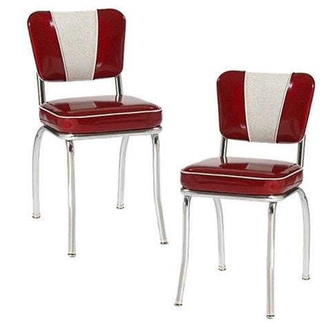 I hope you find it helpful and entertaining.each of these chairs used about. Set of 2 V Back Diner Chair Red | Retro furniture, Chair ...