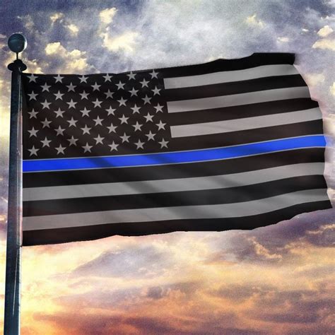 Thin Blue Line Flag Respect The Look