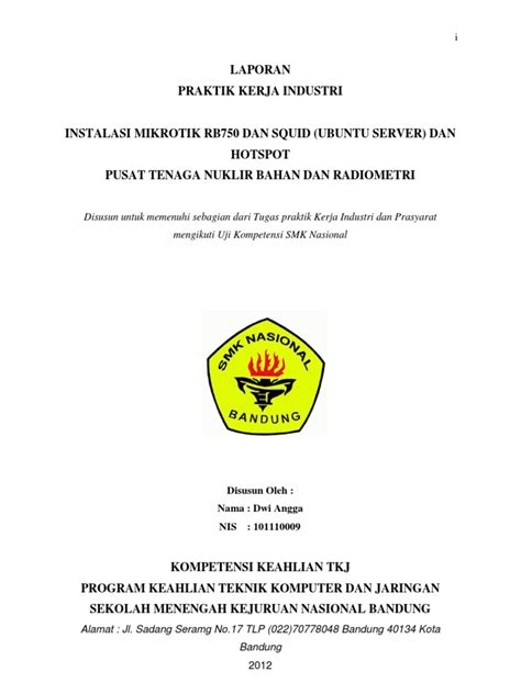 Contoh Laporan Pkl Tkj Tentang Printer Ilmu Sosial