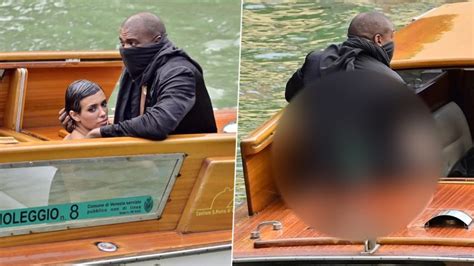 Kanye West Bares His Butt During Boat Ride In Venice With Wife Bianca Censori Gives Onlookers