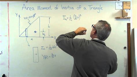 We are well aware that body mass is a measure of its inertness. Area Moment of Intertia of a Triangle Brain Waves - YouTube