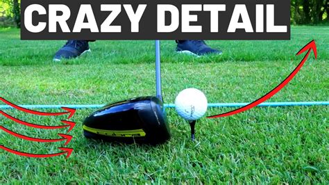 How To Hit Driver Straight Every Time Club Golfer Crazy Detail Youtube