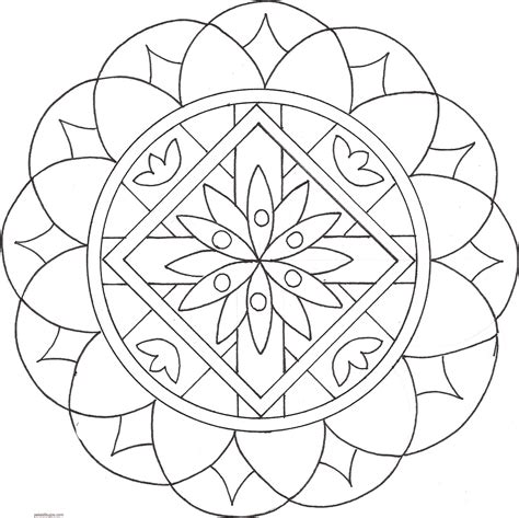 Fichas y actividades para la orientacion espacial en los. Dibujos de mandalas para colorear