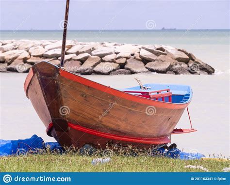 Fishing Boat In Rayong Thailand Stock Image Image Of Shore Coast