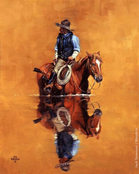 Painting By Artist Jack Sorenson West Art Western Artist Cowgirl Art